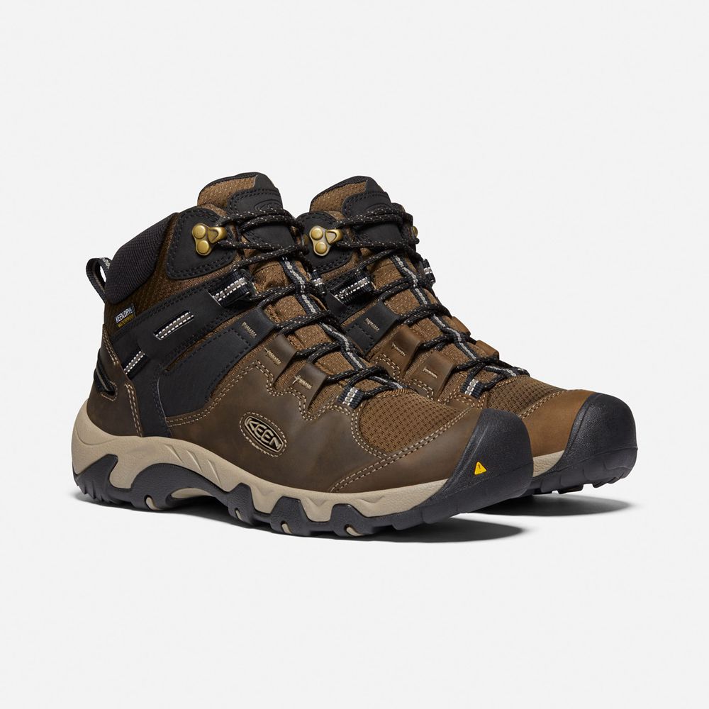 Keen Outdoor Bot Erkek Kahverengi - Steens Deri Waterproof - Türkiye NKHL38462